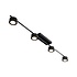Deckenleuchte Clyde 4 Licht L 115 cm 3 stufig dimmbar schwarz Deckenleuchte Clyde 4 Licht L 115 cm 3 stufig dimmbar schwarz