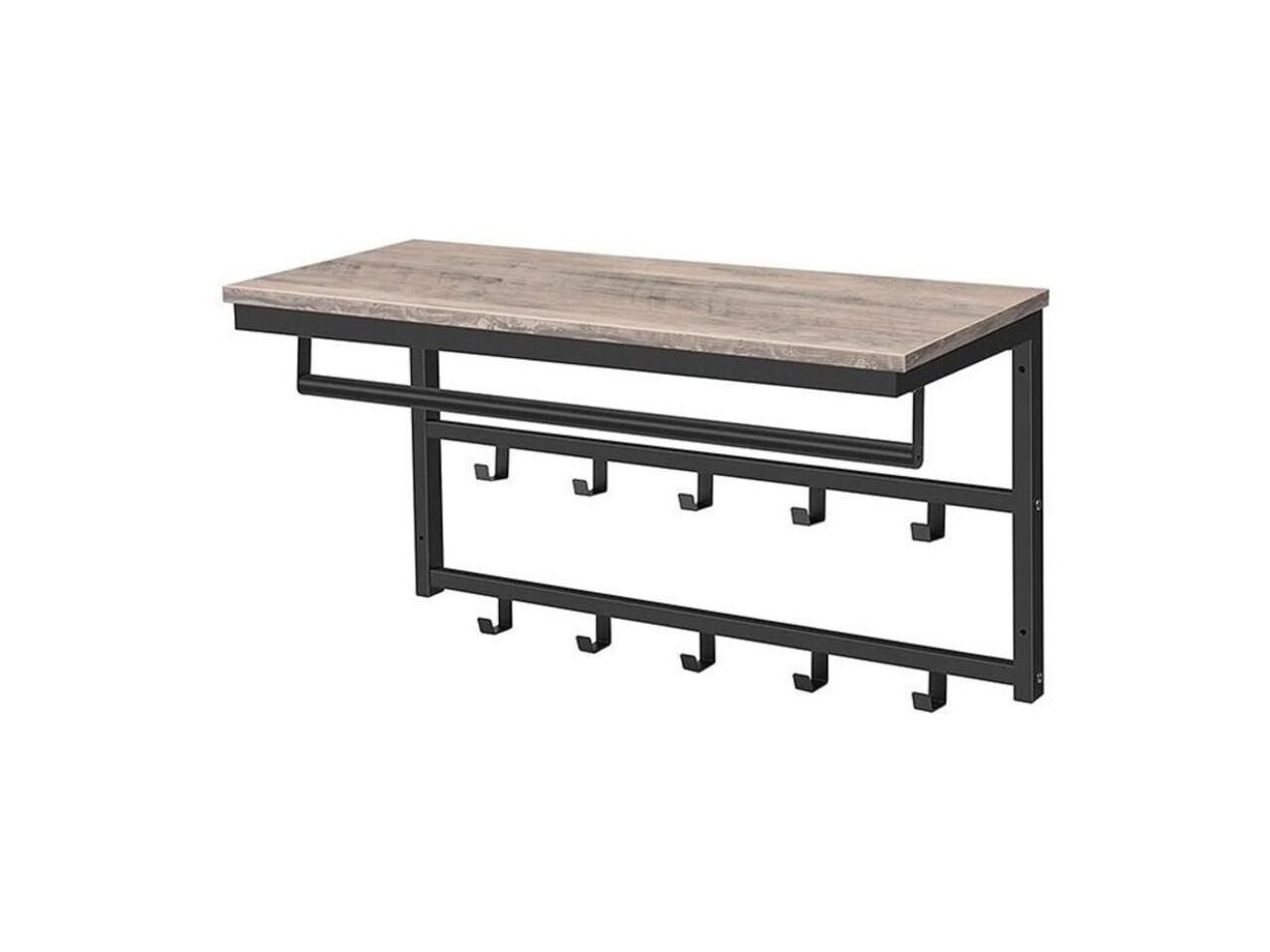 Ylumen Kleiderständer Wesly B 80 cm H 42 cm Grau Schwarz Ylumen Kleiderständer Wesly B 80 cm H 42 cm Grau Schwarz