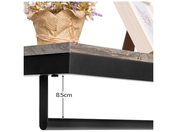 Ylumen Kleiderständer Wesly B 80 cm H 42 cm Grau Schwarz Ylumen Kleiderständer Wesly B 80 cm H 42 cm Grau Schwarz