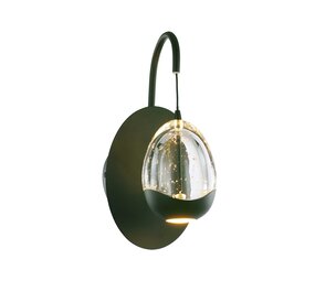 Highlight Clear Egg Wandleuchte 1 Licht klar-schwarz Highlight Clear Egg Wandleuchte 1 Licht klar-schwarz