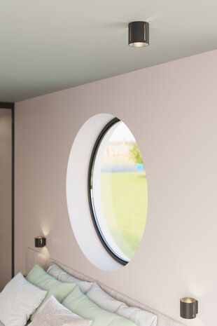 Sollux Deckenleuchte Inez schwarz