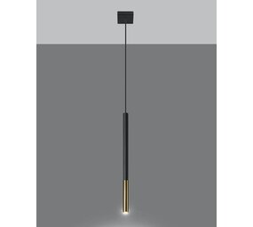 Sollux Hängeleuchte Mozaica 1 Licht gold schwarz Sollux Hängeleuchte Mozaica 1 Licht gold schwarz