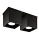 Sollux Deckenleuchte Quad 2-Licht schwarz Sollux Deckenleuchte Quad 2-Licht schwarz