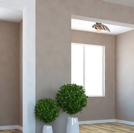 Steinhauer Deckenleuchte Feuilleter L 38 cm Bronze Steinhauer Deckenleuchte Feuilleter L 38 cm Bronze