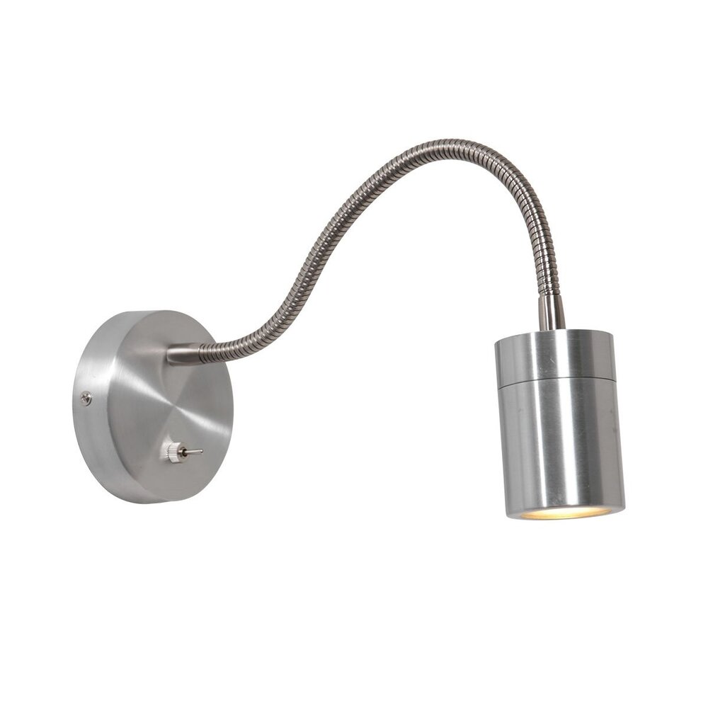 Steinhauer Wandleuchte Upround inkl. GU10 LED mattchrom Steinhauer Wandleuchte Upround inkl. GU10 LED mattchrom