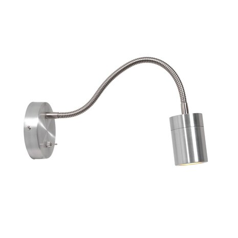Steinhauer Wandleuchte Upround inkl. GU10 LED mattchrom Steinhauer Wandleuchte Upround inkl. GU10 LED mattchrom