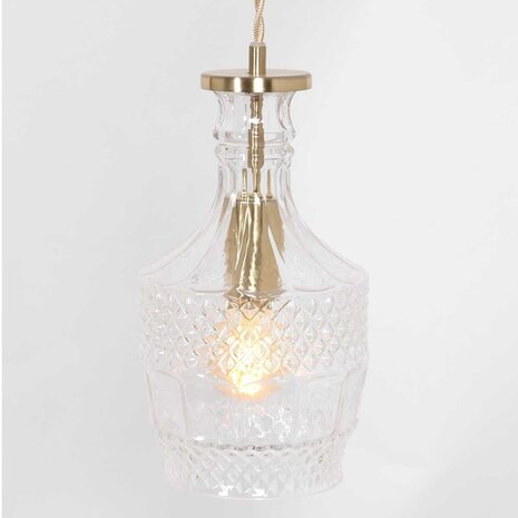 Mexlite Hängeleuchte Grazio Glas Ø 12.5 cm Matt Gold Mexlite Hängeleuchte Grazio Glas Ø 12.5 cm Matt Gold