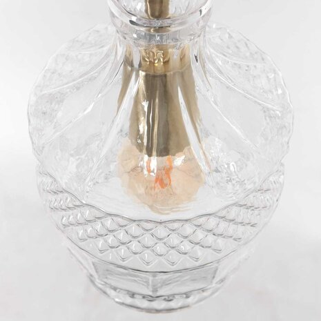 Mexlite Hängeleuchte Grazio Glas Ø 12.5 cm Matt Gold Mexlite Hängeleuchte Grazio Glas Ø 12.5 cm Matt Gold