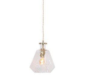 Mexlite Hängeleuchte Grazio Glas Ø 18 cm matt gold Mexlite Hängeleuchte Grazio Glas Ø 18 cm matt gold