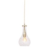 Mexlite Hängeleuchte Grazio Glas Ø 14 cm matt gold Mexlite Hängeleuchte Grazio Glas Ø 14 cm matt gold