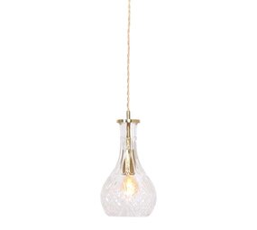Mexlite Hängeleuchte Grazio Glas Ø 14 cm matt gold Mexlite Hängeleuchte Grazio Glas Ø 14 cm matt gold