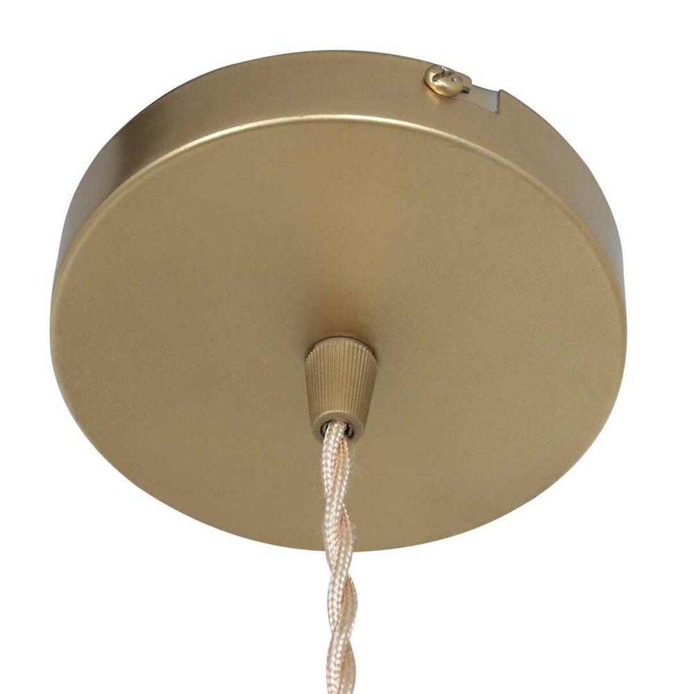 Mexlite Hängeleuchte Grazio Glas Ø 14 cm matt gold Mexlite Hängeleuchte Grazio Glas Ø 14 cm matt gold