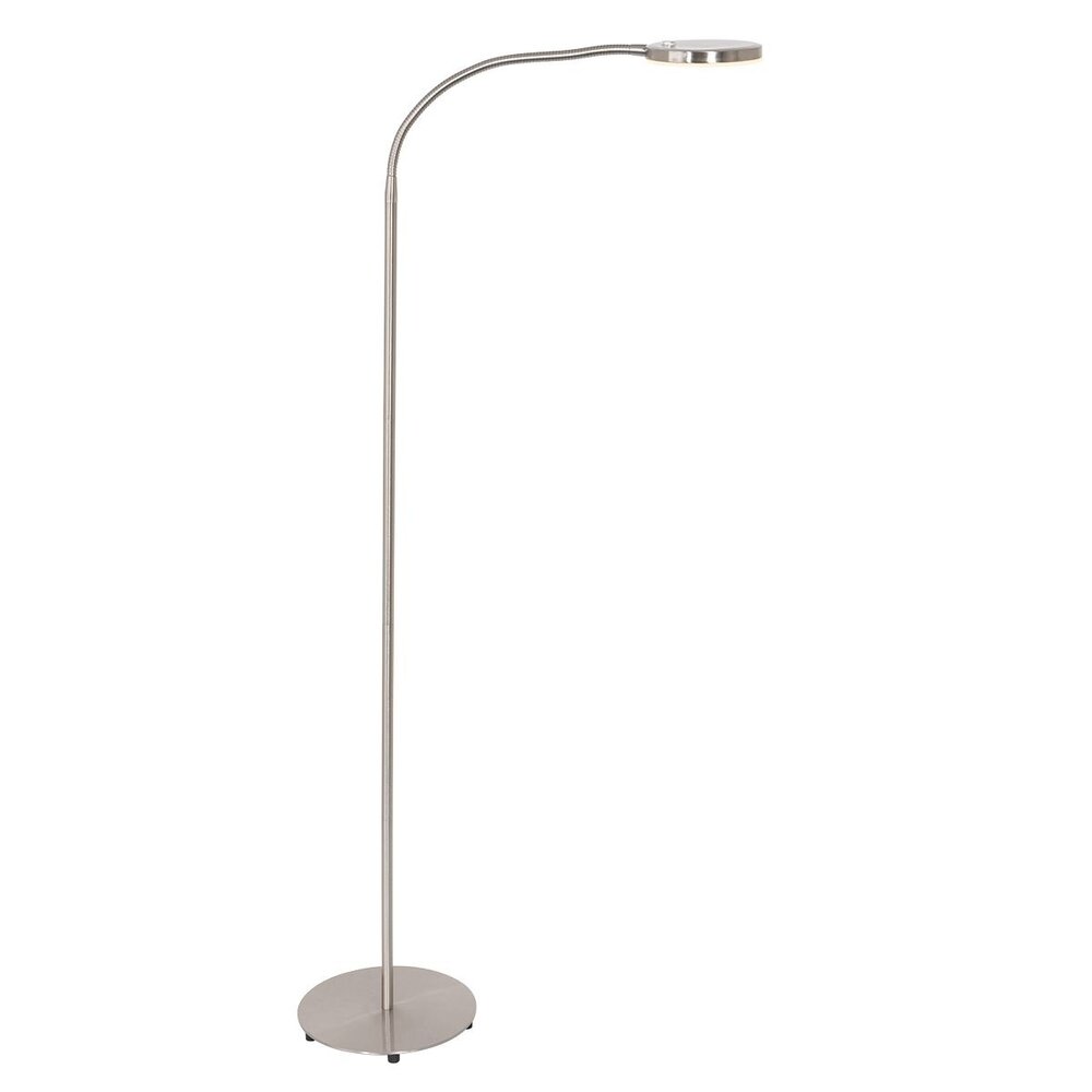 Mexlite Stehleuchte Platu H 132 cm Chrom matt Mexlite Stehleuchte Platu H 132 cm Chrom matt
