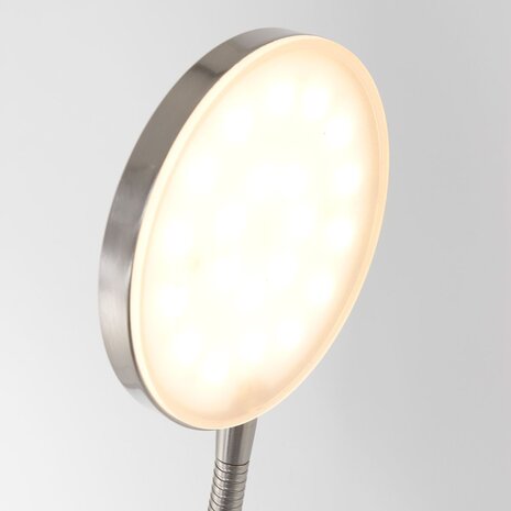 Mexlite Stehleuchte Platu H 132 cm Chrom matt Mexlite Stehleuchte Platu H 132 cm Chrom matt