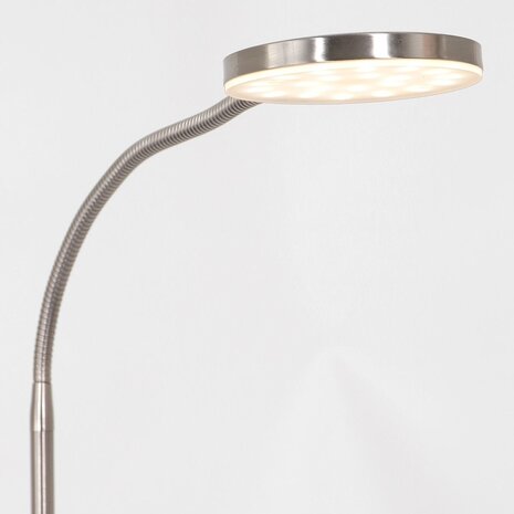 Mexlite Stehleuchte Platu H 132 cm Chrom matt Mexlite Stehleuchte Platu H 132 cm Chrom matt
