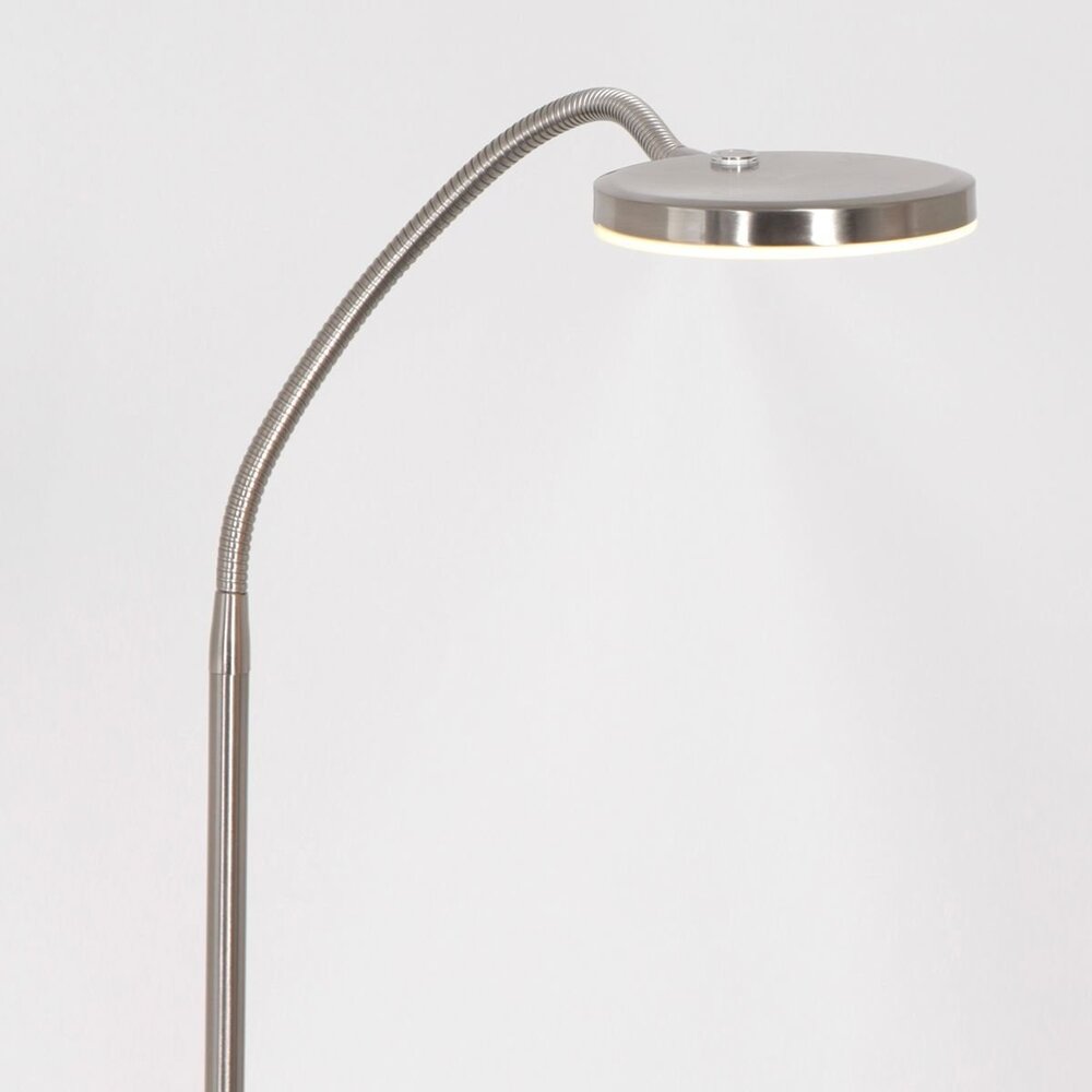 Mexlite Stehleuchte Platu H 132 cm Chrom matt Mexlite Stehleuchte Platu H 132 cm Chrom matt