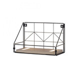 Paul Neuhaus Wandleuchte LED Regal L 30 cm braun schwarz