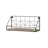 Paul Neuhaus Wandleuchte LED Regal L 45 cm braun schwarz