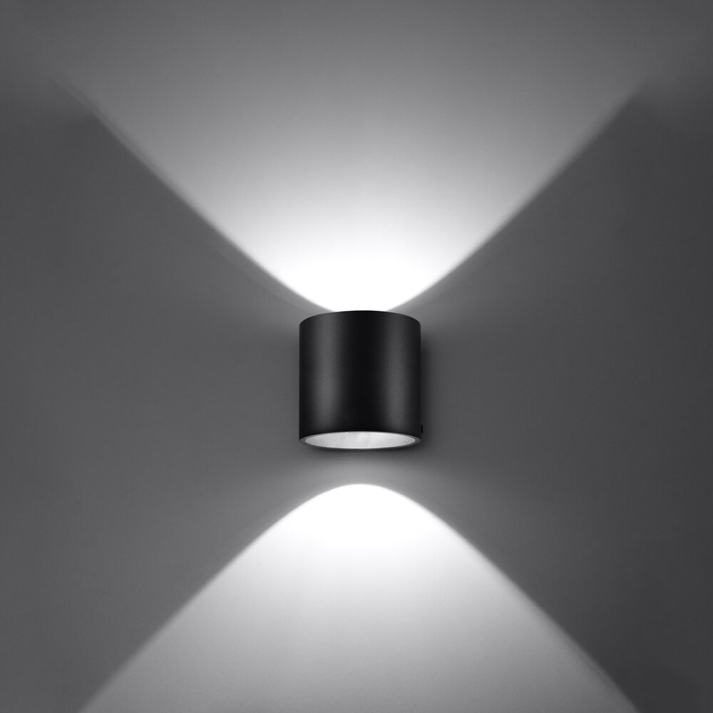 Sollux Wandleuchte Orbis schwarz Sollux Wandleuchte Orbis schwarz
