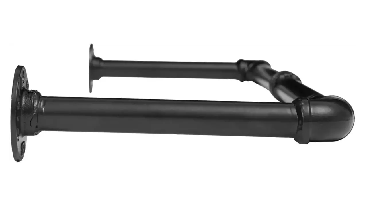 Ylumen Kleiderständer 2x Stange Mitchell L 75 cm schwarz