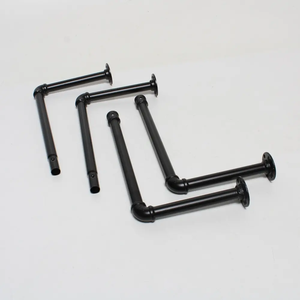 Ylumen Kleiderständer 2x Stange Mitchell L 75 cm schwarz