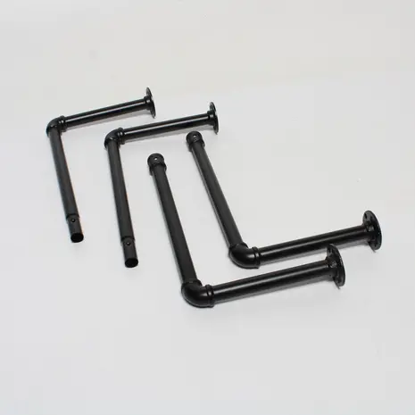 Ylumen Kleiderständer 2x Stange Mitchell L 75 cm schwarz