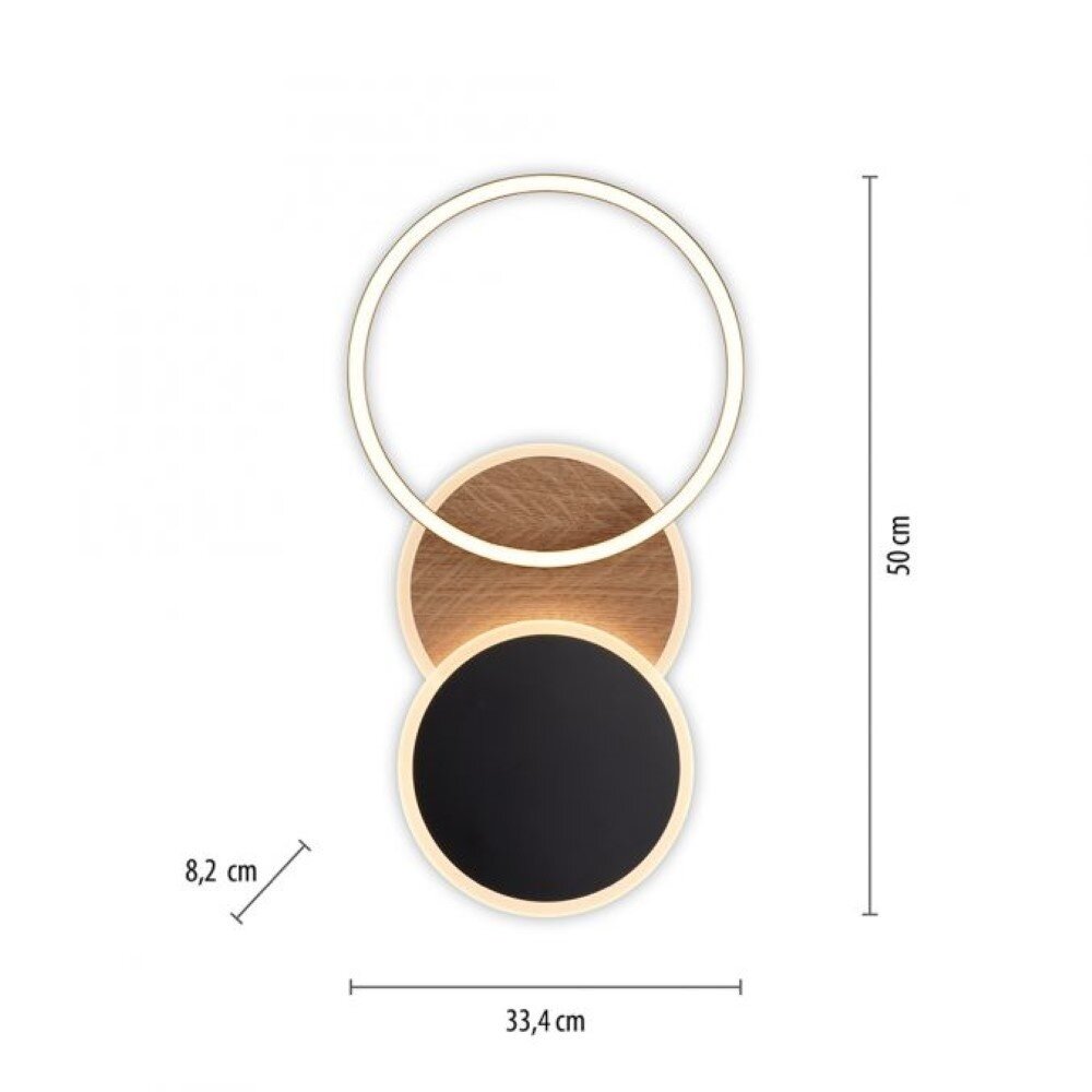 Paul Neuhaus Deckenleuchte Baikal 3-Licht Holz schwarz Paul Neuhaus Deckenleuchte Baikal 3-Licht Holz schwarz