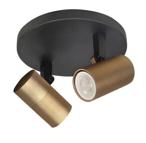 Highlight Spot Picollo 2 Licht Ø 15 cm inkl mini GU10 schwarz gold Highlight Spot Picollo 2 Licht Ø 15 cm inkl mini GU10 schwarz gold