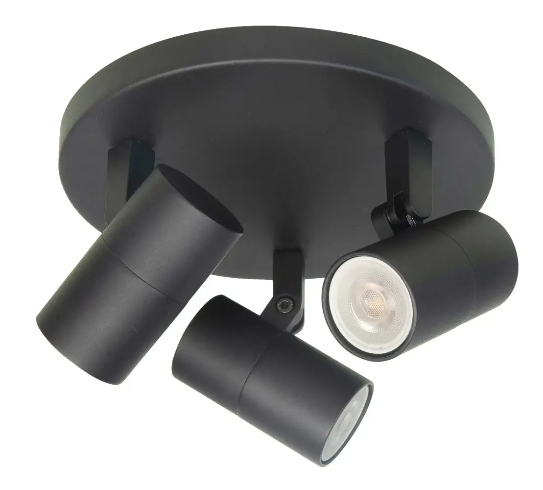 Highlight Spot Picollo 3 Licht Ø 17 cm inkl mini GU10 schwarz Highlight Spot Picollo 3 Licht Ø 17 cm inkl mini GU10 schwarz