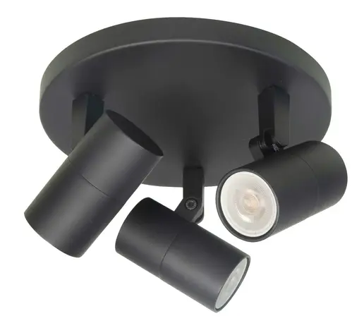 Highlight Spot Picollo 3 Licht Ø 17 cm inkl mini GU10 schwarz Highlight Spot Picollo 3 Licht Ø 17 cm inkl mini GU10 schwarz