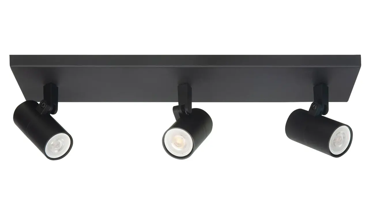 Highlight Spot Picollo 3 Licht L 40 cm inkl mini GU10 schwarz