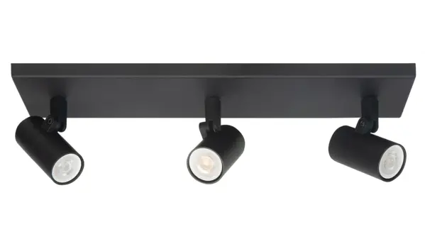 Highlight Spot Picollo 3 Licht L 40 cm inkl mini GU10 schwarz