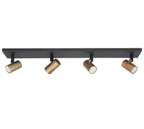 Highlight Spot Picollo 4-flammig L 65 cm inkl mini GU10 schwarz gold Highlight Spot Picollo 4-flammig L 65 cm inkl mini GU10 schwarz gold
