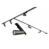 Freelight Schienensystem Freetrack Set 480 cm + 5 Zylinderstrahler schwarz