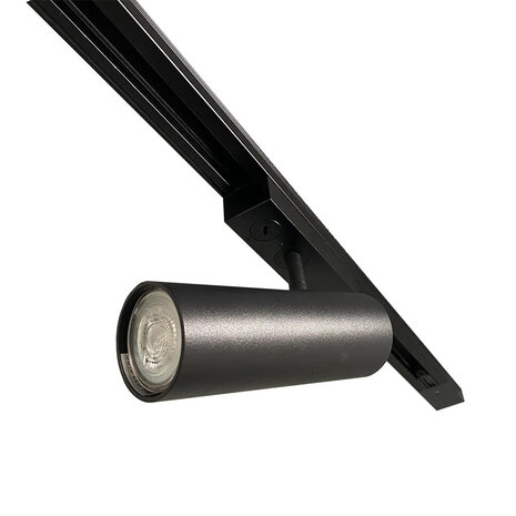 Freelight Schienensystem Freetrack Set 480 cm + 5 Zylinderstrahler schwarz