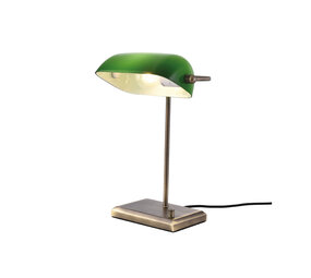 Artdelight Tischlampe Oxford H 37 cm Bronze grün Artdelight Tischlampe Oxford H 37 cm Bronze grün