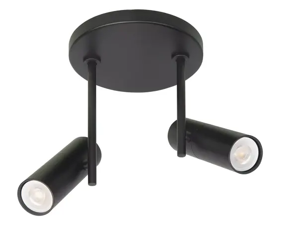 Highlight Spot Trend 2 Licht Ø 15 cm inkl mini GU10 schwarz