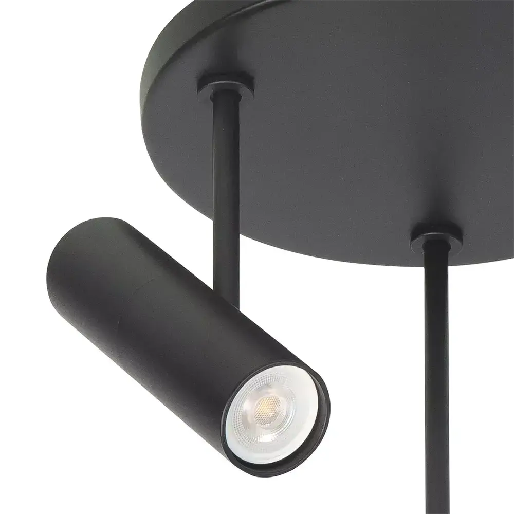 Highlight Spot Trend 3 Licht Ø 20 cm inkl mini GU10 schwarz Highlight Spot Trend 3 Licht Ø 20 cm inkl mini GU10 schwarz