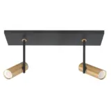 Highlight Spot Trend 2 Licht L 40 cm inkl mini GU10 schwarz gold Highlight Spot Trend 2 Licht L 40 cm inkl mini GU10 schwarz gold