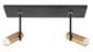 Spot Trend 2 Licht L 40 cm inkl mini GU10 schwarz gold Spot Trend 2 Licht L 40 cm inkl mini GU10 schwarz gold