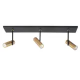 Highlight Spot Trend 3 Licht L 65 cm inkl mini GU10 schwarz gold Highlight Spot Trend 3 Licht L 65 cm inkl mini GU10 schwarz gold