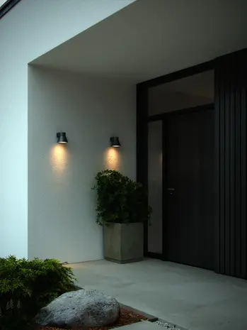 Nordlux Außenlampe Kyklop Wand schwarz
