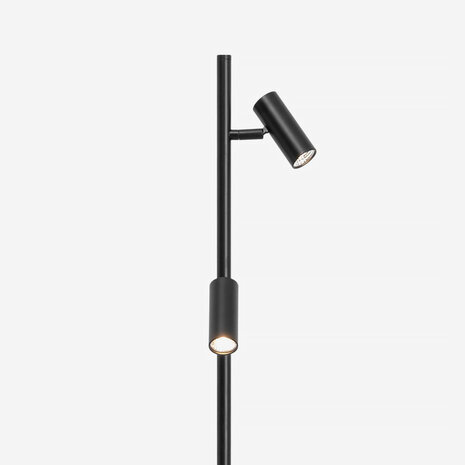 Nordlux Stehleuchte Omari 2 Licht H141 cm schwarz