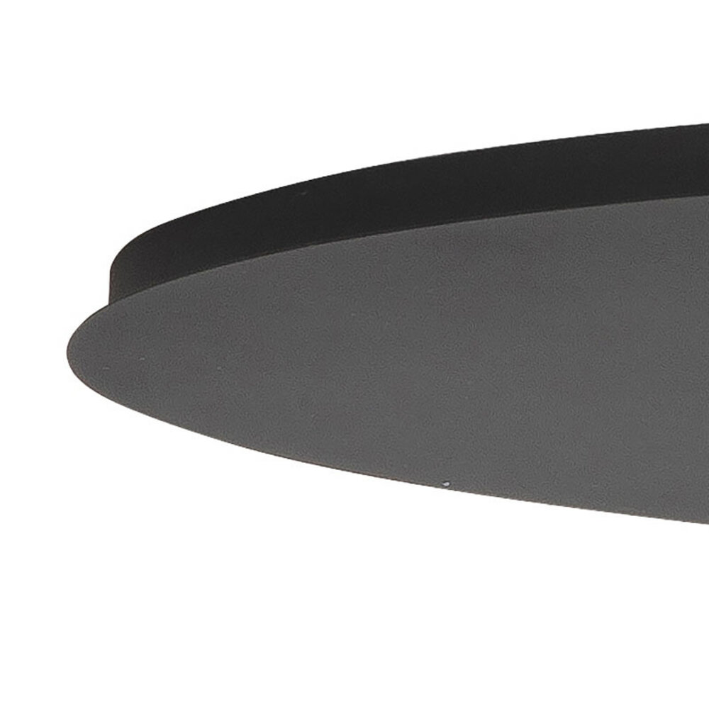 Ylumen Deckenfliese oval 100 x 35 cm ohne Löcher schwarz Ylumen Deckenfliese oval 100 x 35 cm ohne Löcher schwarz