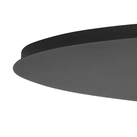 Ylumen Deckenfliese oval 160 x 55 cm ohne Löcher schwarz Ylumen Deckenfliese oval 160 x 55 cm ohne Löcher schwarz