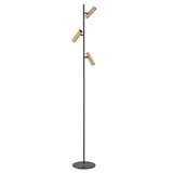 Highlight Stehleuchte Trend 3 Licht H 158 cm inkl mini GU10 schwarz gold Highlight Stehleuchte Trend 3 Licht H 158 cm inkl mini GU10 schwarz gold