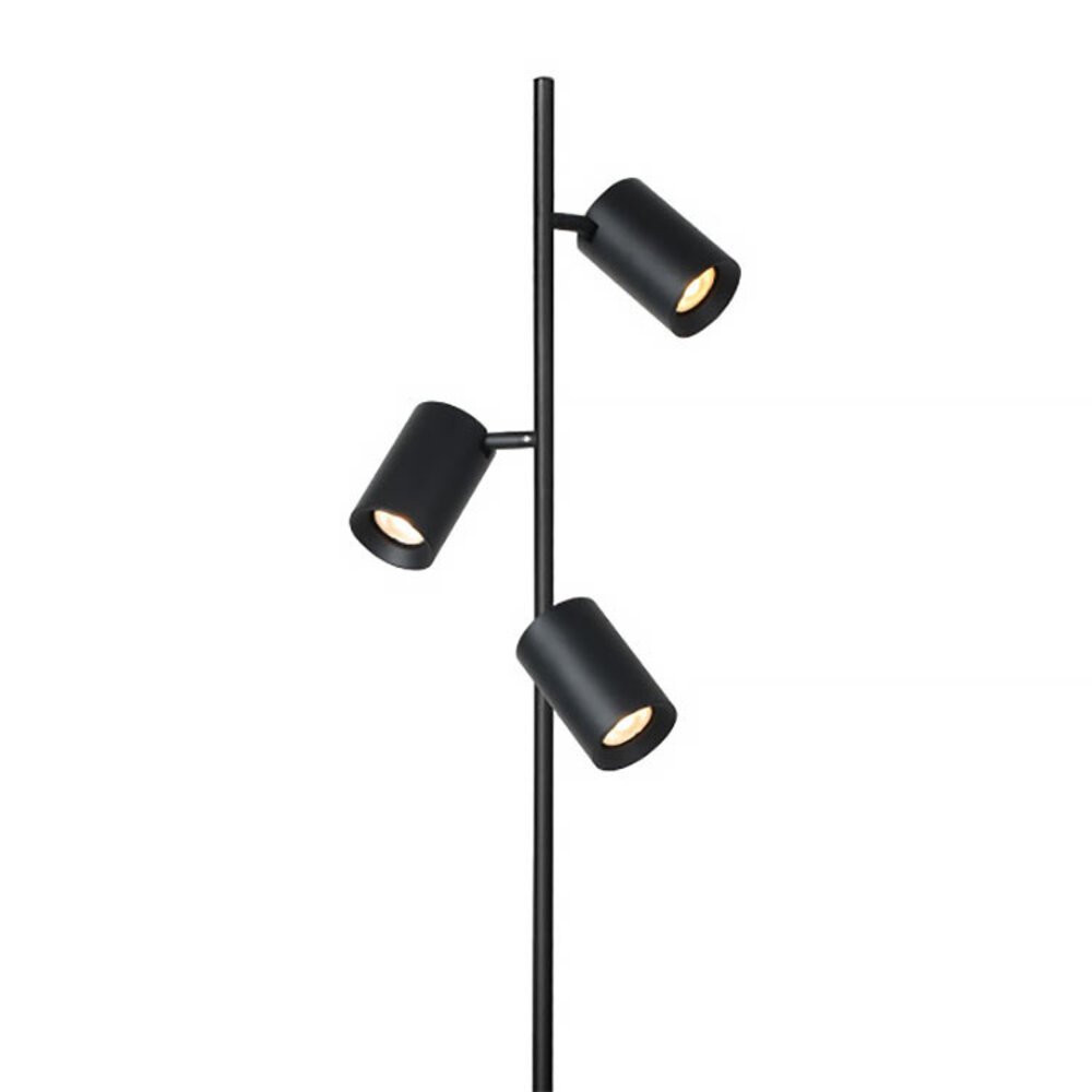 Artdelight Stehleuchte Megano 3-Licht H 160 cm schwarz Artdelight Stehleuchte Megano 3-Licht H 160 cm schwarz