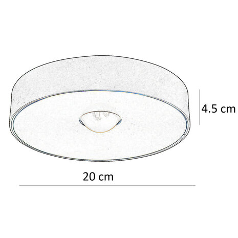 Highlight Deckenleuchte Bright Ø 20 cm schwarz gold Highlight Deckenleuchte Bright Ø 20 cm schwarz gold