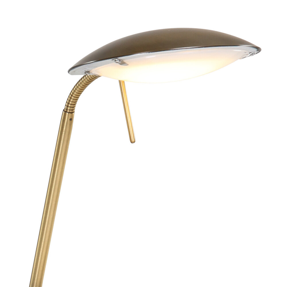 Mexlite Tischleuchte eloi LED bronze