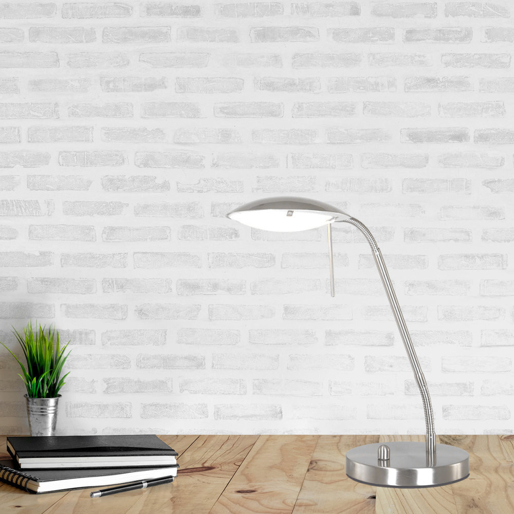Mexlite Tischleuchte eloi LED Stahl Mexlite Tischleuchte eloi LED Stahl